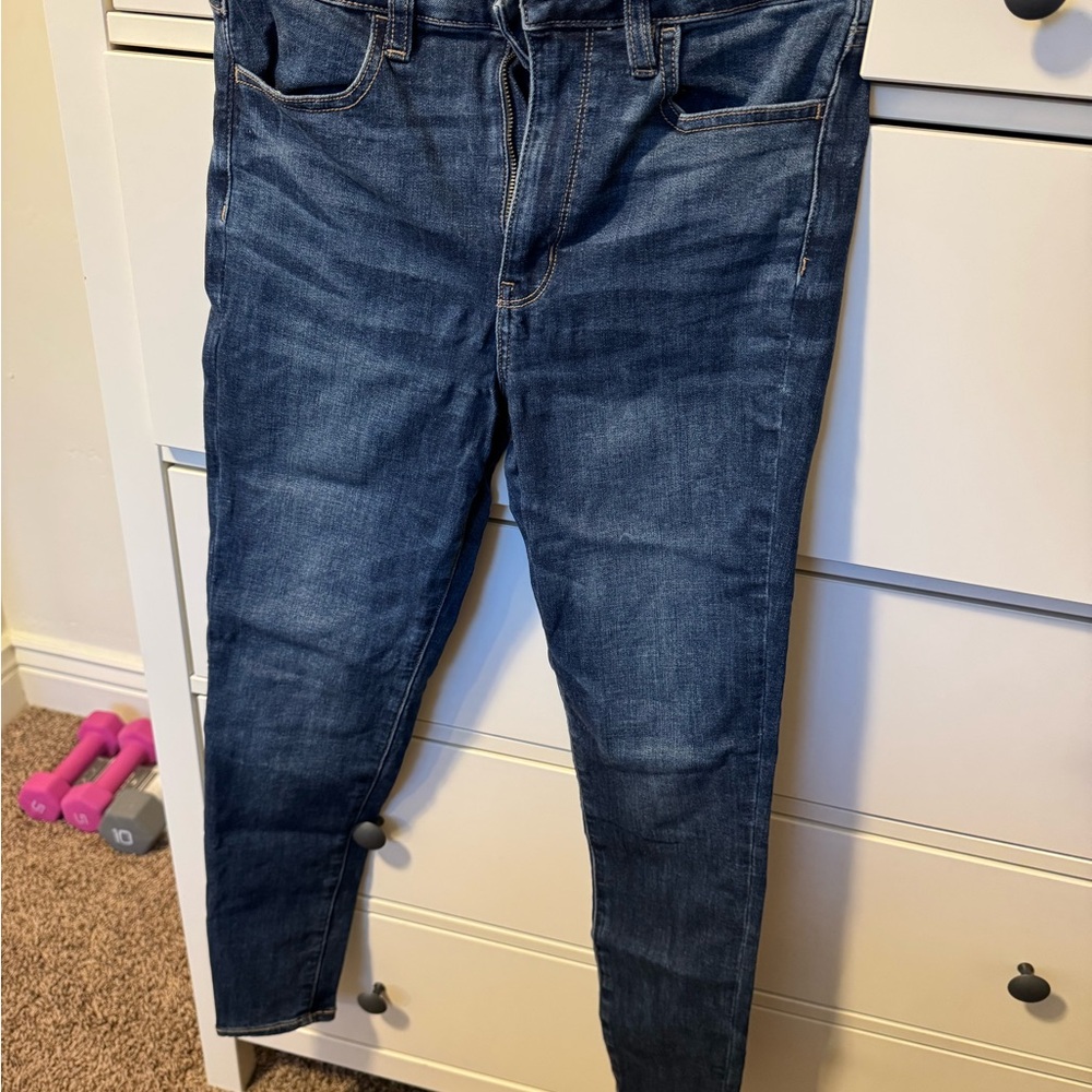 American Eagle Outfitters Blue Skinny Jeans Modern Fit